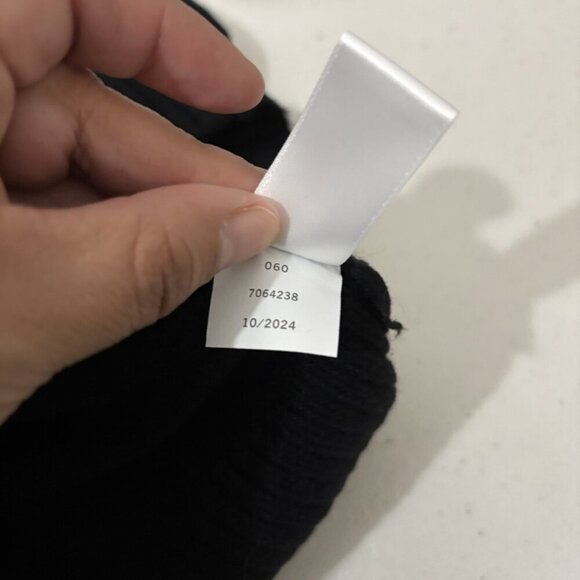 CeCe Bow Button V Neck Cardigan Black Women Medium - Picture 12 of 14